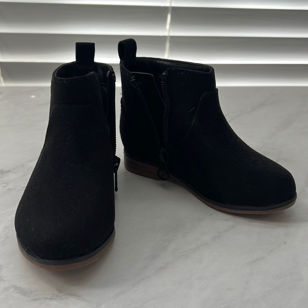 Girls Black Booties